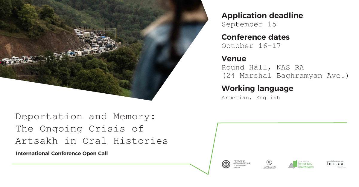 Deportation and Memory: The Ongoing Crisis of Artsakh in Oral Histories